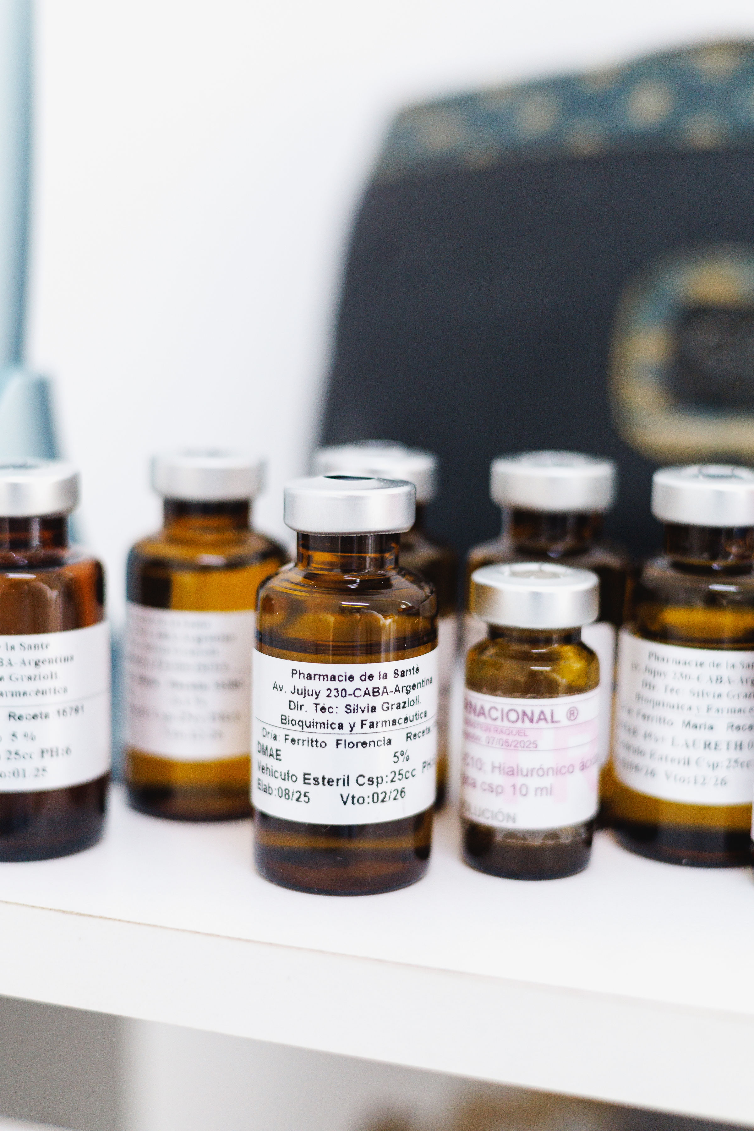 Cosmética profesional y cosmecéuticos que Maira Vargas usa en cabina
